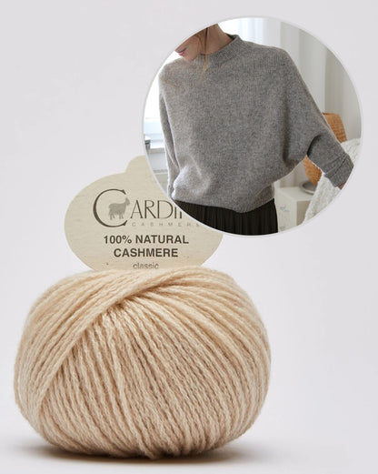 Robin Sweater | elegant cashmere sweater made from Classic Cashmere by Cardiff