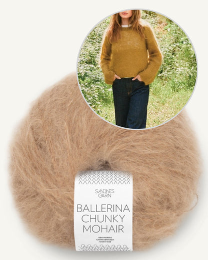 Rookie Sweater | super nem i Ballerina Chunky Mohair - 2507 DIY