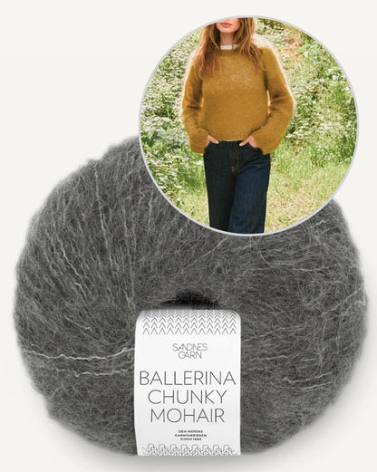 Rookie Sweater | super nem i Ballerina Chunky Mohair - 2507 DIY