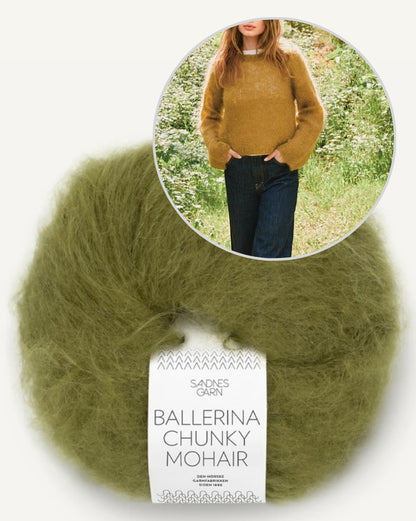Rookie Sweater | super nem i Ballerina Chunky Mohair - 2507 DIY