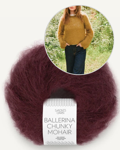 Rookie Sweater | super nem i Ballerina Chunky Mohair - 2507 DIY