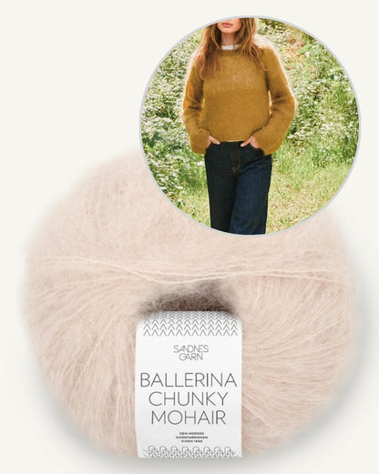 Rookie Sweater | super nem i Ballerina Chunky Mohair - 2507 DIY