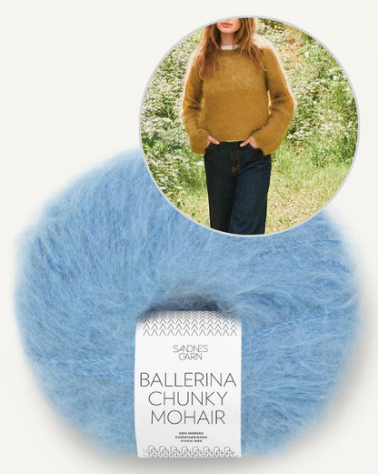 Rookie Sweater | super nem i Ballerina Chunky Mohair - 2507 DIY