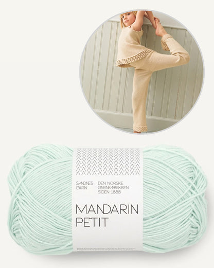 Roselyn Set Junior | fantastic ruffles from Mandarin Petit by Sandnes Garn