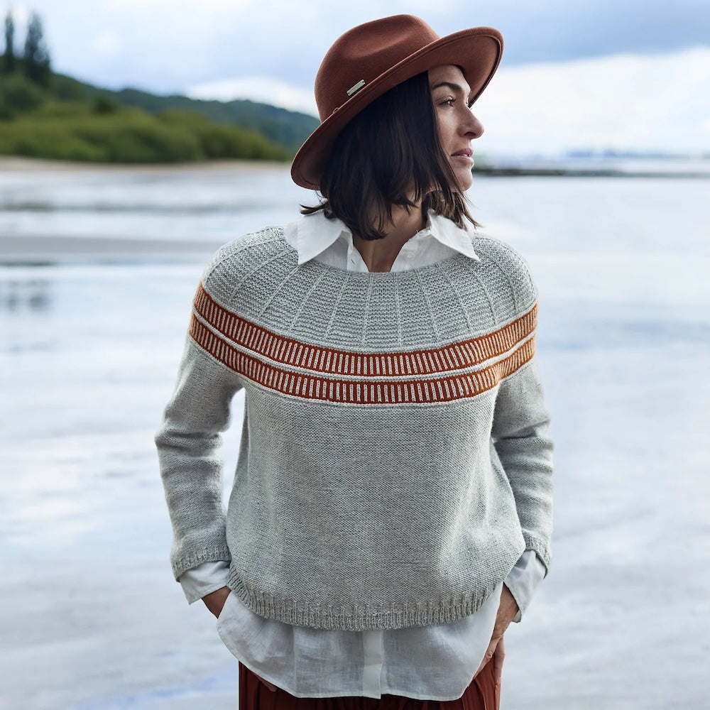 Pullover Precious Memory | zartes Streifenmuster aus Cheeky Merino Joy von Rosy Green Wool