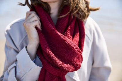 Rosy Green Wool, Sagesse Schal mit Lovely Merino Treat 4