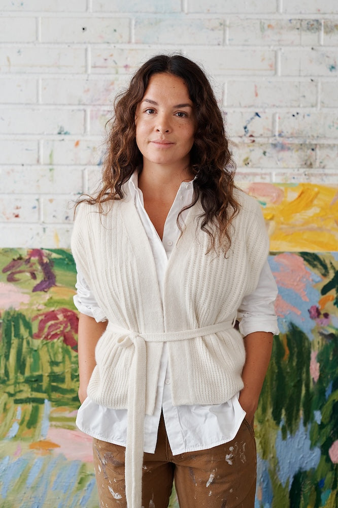 Valo Vest | lightweight wrap vest made from Tynd by Woolfolk