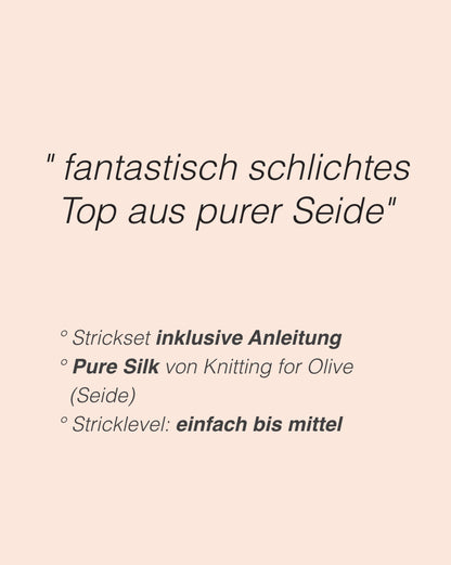Sabai Top von Paula-m mit zwei Fäden Pure Silk von Knitting for Olive 2