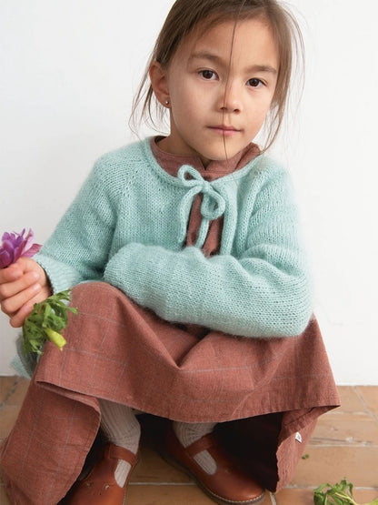 Vienna Cardigan Kids | playful jacket made from Sunday and Tynn Silk Mohair by Sandnes Garn