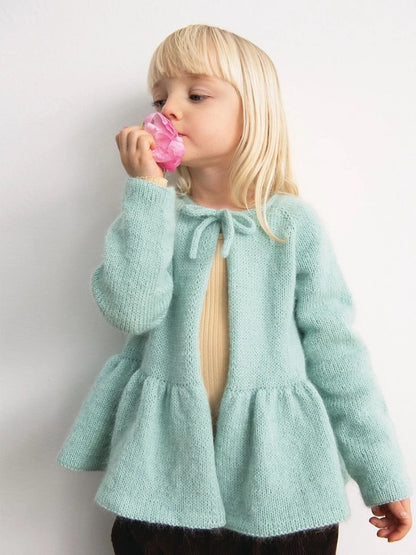 Vienna Cardigan Kids | playful jacket made from Sunday and Tynn Silk Mohair by Sandnes Garn