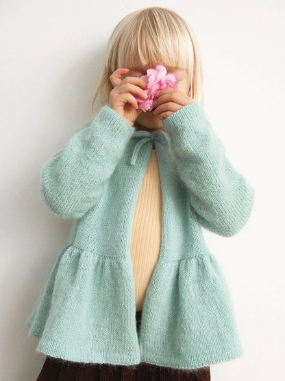 Vienna Cardigan Kids | playful jacket made from Sunday and Tynn Silk Mohair by Sandnes Garn