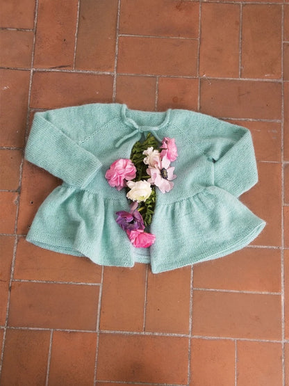 Vienna Cardigan Kids | playful jacket made from Sunday and Tynn Silk Mohair by Sandnes Garn