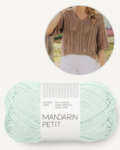 April Blouse | beachy shirt from Mandarin Petit by Sandnes Garn