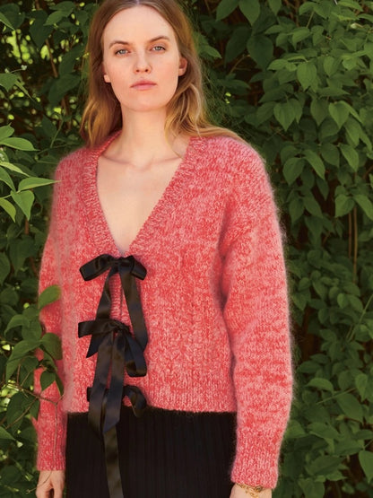 Scarlet Cardigan | Strikkesæt med trykt opskrift 2409 DIY