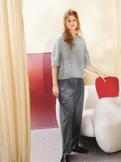 Ivy Shirt Merino | T-shirt de rêve en Sunday et Tynn Silk Mohair de Sandnes Garn