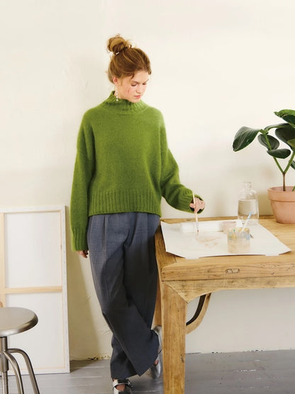 Mindy Sweater | pull confortable en Sunday et Tynn Silk Mohair
