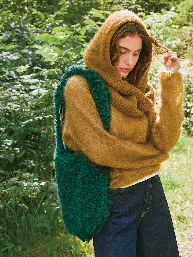 Sac bohème | crocheté en Borstet Alpakka de Sandnes Garn 2507 - DIY