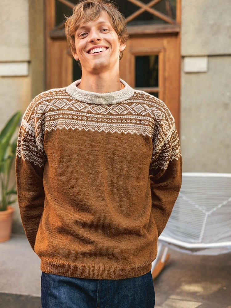 Marius Men's Sweater | Undeniably beautiful from Tynn Peer Gynt by Sandnes Garn