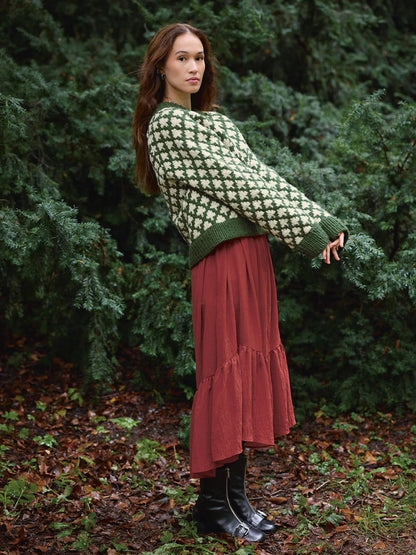 Christmas Tree Sweater | hyggelig julet i Fritidsgarn fra Sandnes Garn
