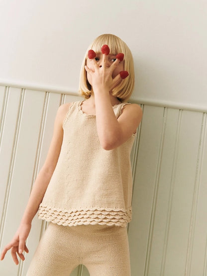 Roselyn Set Junior | fantastic ruffles from Mandarin Petit by Sandnes Garn