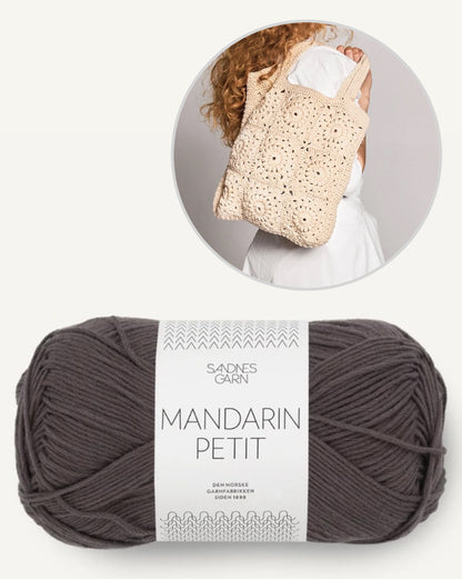 Buttercup Bag | Boho bag made from Mandarin Petit by Sandnes Garn