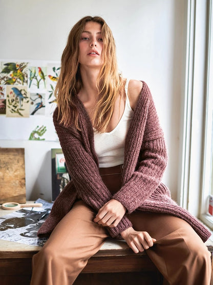 Cozy Jacket | casual in half brioche from Kos by Sandnes Garn