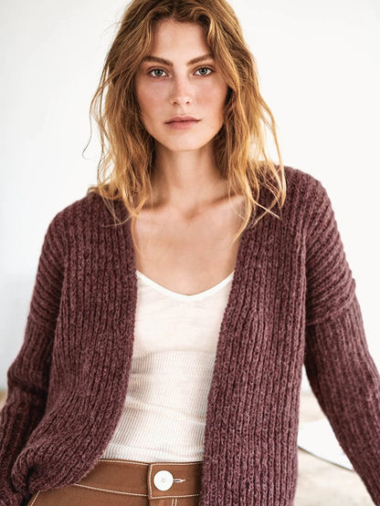 Cozy Jacket | casual in half brioche from Kos by Sandnes Garn