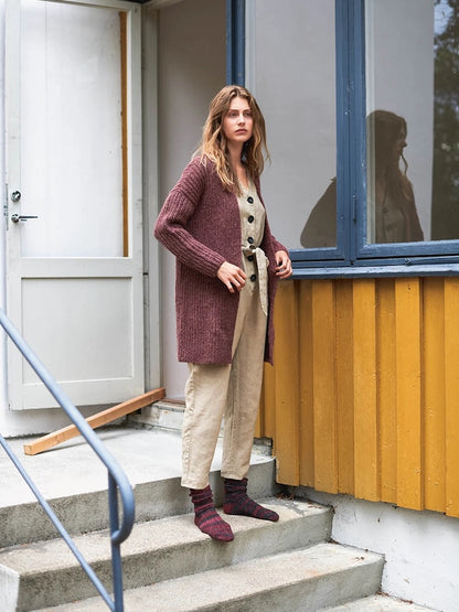 Cozy Jacket | casual in half brioche from Kos by Sandnes Garn