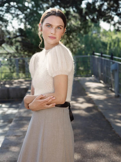 Lucia Shirt | verführerisch weich aus Tynn Silk Mohair von Sandnes Garn