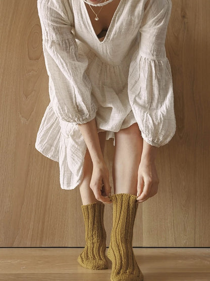Ribbed Socks - with free instructions | super easy made from Perfect by Sandnes Garn