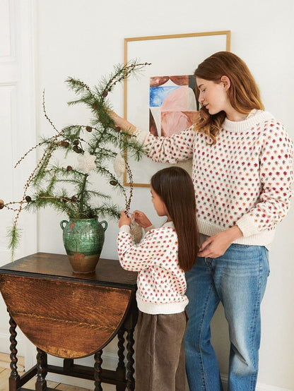 Sandnes Magazin Tema 77, Fleur de Lis Sweater Kids, 2