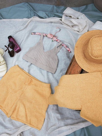 Tiril´s Sommershorts | casual shorts made of Line from Sandnes Garn with free instructions