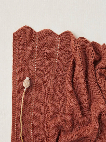 Wellen Decke Baby - mit Gratisanleitung | super weich aus Merinoull von Sandnes Garn