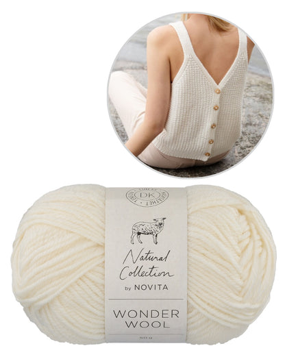 Sara Top von Novita mit Wonder Wool von Novita 4