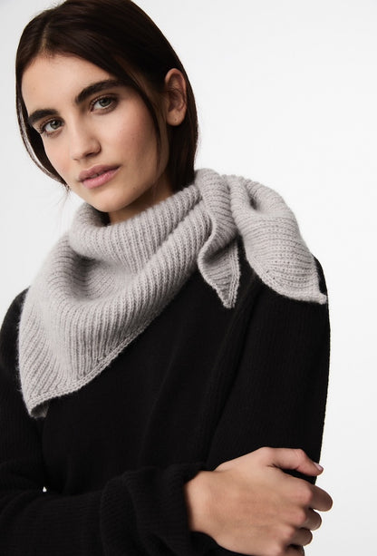 Écharpe Marin | châle délicat en demi-côtes anglaises avec Classic Cashmere de Cardiff