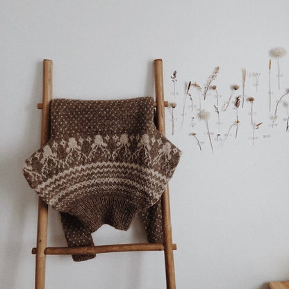 Pull Karibou | motif hivernal en Plötulopi de Lopi Island