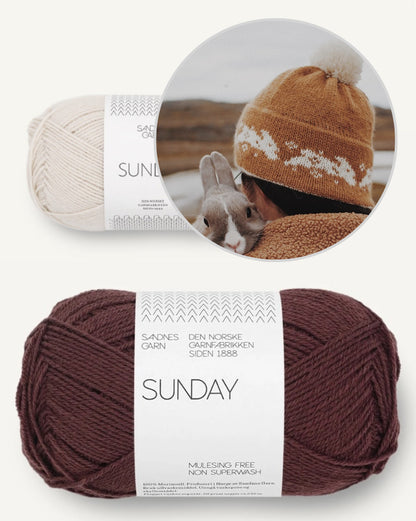 Saskie Hat | charming bunnies made of Sunday from Sandnes Garn