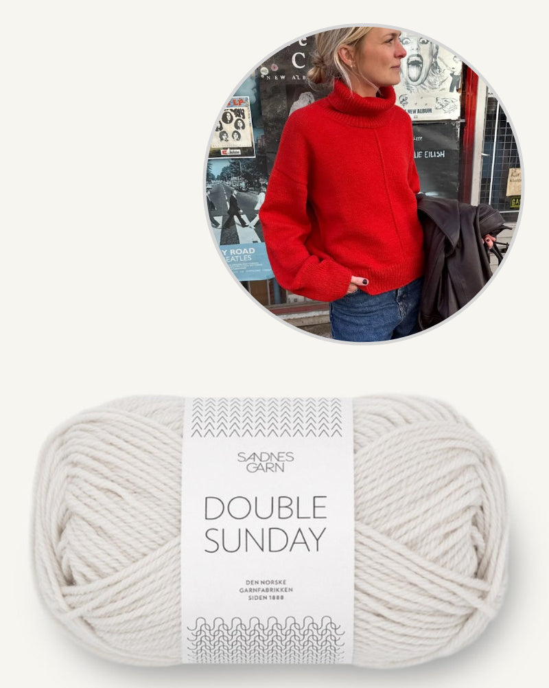 PetiteKnit Scarlet Sweater mit Double Sunday / by PetiteKnit von Sandnes Garn 8