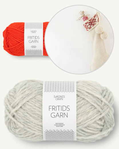 Snow Crystal Christmas Sock | pure festive mood