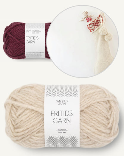 Snow Crystal Christmas Sock | pure festive mood