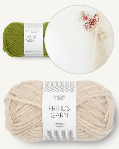 Snow Crystal Christmas Sock | pure festive mood