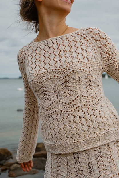 Seashore Blouse | made from delicate Pure Silk by Knitting for Olive