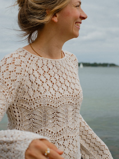 Seashore Blouse | made from delicate Pure Silk by Knitting for Olive