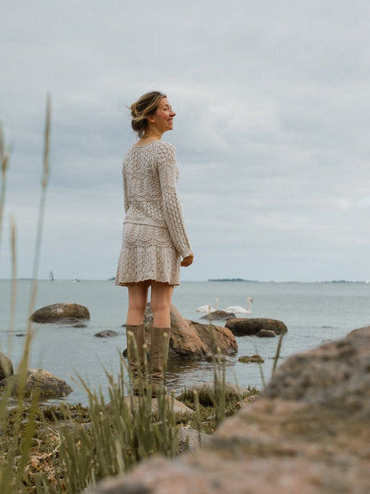 Seashore Blouse | made from delicate Pure Silk by Knitting for Olive