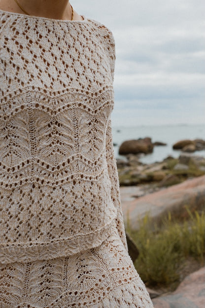 Seashore Blouse | made from delicate Pure Silk by Knitting for Olive