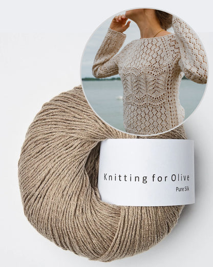 Seashore Blouse | made from delicate Pure Silk by Knitting for Olive