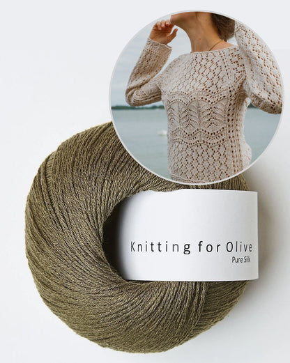 Seashore Blouse | made from delicate Pure Silk by Knitting for Olive