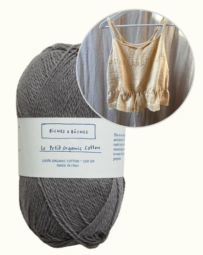 Seaside Summer Top | afslappet rynket top i Le Petit økologisk bomuld fra Biches & Bûches