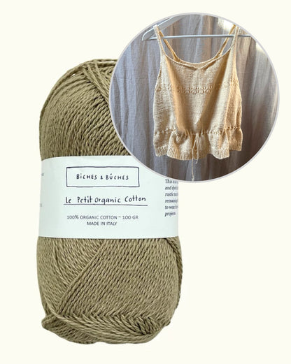 Seaside Summer Top | afslappet rynket top i Le Petit økologisk bomuld fra Biches & Bûches