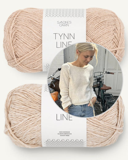 Sevilla Blouse | lässiger Sommerpullover aus Line und Tynn Line von Sandnes Garn